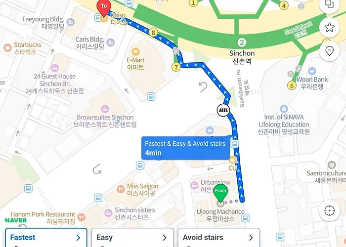 아파트호텔 3min Walk From Sinchon Station Line2, Entire Private #modern #신촌 #연대 #홍대 3*